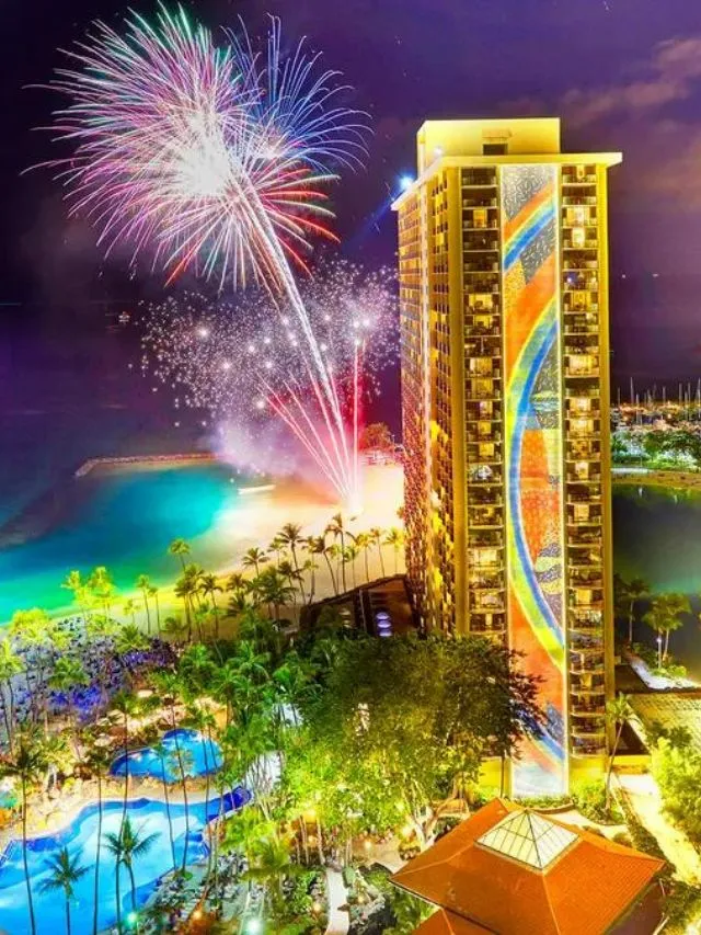 Fireworks at Hilton Hawaiian Village