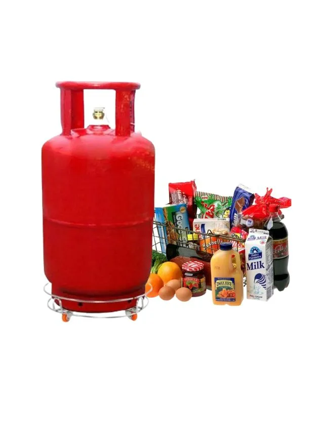 Groceries will be available with cooking gas in india